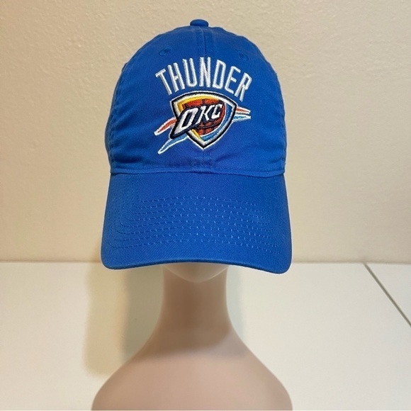 Adidas NBA Oklahoma Thunder Embroidered Cap/Hat One Size Fits All - Picture 1 of 7